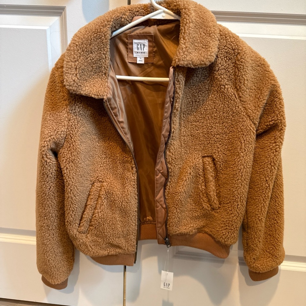 GAP Kids Brown Sherpa Kids Jacket NWT
